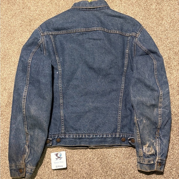 1980s/90s Levi's Linned Denim Jacket - Picture 6 of 10